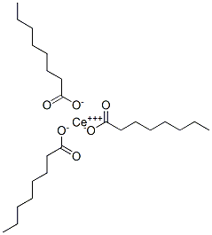 cerium(3+) octanoate Structure