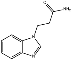 1H-벤지미다졸-1-프로판아미드(9CI) 구조식 이미지