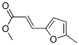 5-Methyl-2-furanpropenoic acid methyl ester Structure