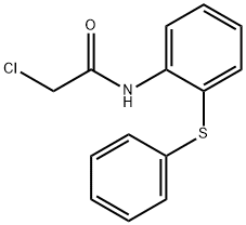 2-Chloro-N-(2-phenylsulfanyl-phenyl)-acetamide Structure
