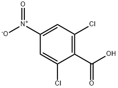2,6-dichloro-4-nitrobenzoic acid 구조식 이미지