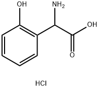 벤젠아세트산,α-α-아미노-2-하이드록시-,염산염 구조식 이미지
