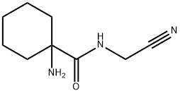 1-amino-N-(cyanomethyl)cyclohexanecarboxamide Structure