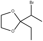 2-(1-브로모에틸)-2-에틸-1,3-디옥솔란 구조식 이미지