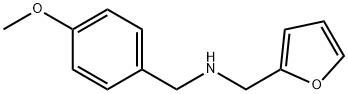 FURAN-2-YLMETHYL-(4-METHOXY-BENZYL)-AMINE Structure