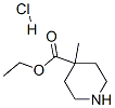 Ethyl 4-Methylpiperidine-4-carboxylate Hydrochloride Structure