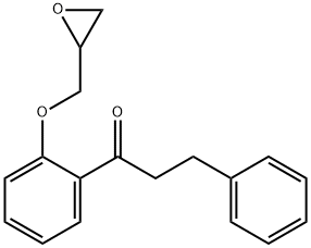 2'-(Oxiranylmethoxy)-3-phenylpropiophenon 구조식 이미지