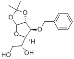 1,2-O-ISOPROPYLIDENE-3-BENZYLOXY-D-GLUCOFURANOSE 구조식 이미지