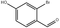 Benzaldehyde, 2-broMo-4-hydroxy 구조식 이미지
