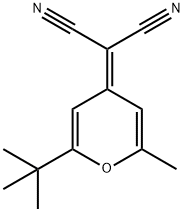 2-(2-tert-Butyl-6-methylpyran-4-ylidene)malononitrile Structure