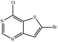 6-bromo-4-chlorothieno[3,2-d]pyrimidine Structure