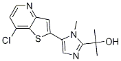 2-(5-(7-chlorothieno[3,2-b]pyridin-2-yl)-1-Methyl-1H-iMidazol-2-yl)propan-2-ol 구조식 이미지