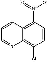 8-chloro-5-nitro-quinoline 구조식 이미지