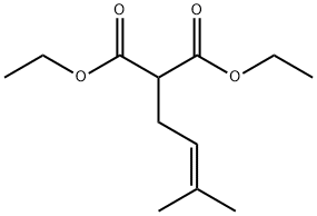 디에틸(3-메틸부트-2-에닐)말로네이트 구조식 이미지