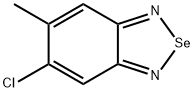 5-클로로-6-메틸-2,1,3-벤조셀레노디아졸 구조식 이미지