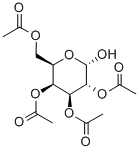 2,3,4,6-Tetra-O-acetyl-a-D-galactopyranose Structure