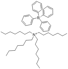 TETRAHEPTYLAMMONIUM TETRAPHENYLBORATE Structure