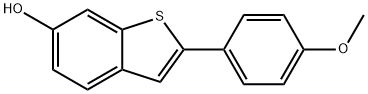 2-(4-METHOXY PHENYL)BENZOTHIOPHENE-6-OL Structure