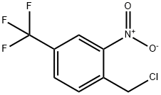 2-니트로-4-(트리플루오로메틸)벤질염화물 구조식 이미지