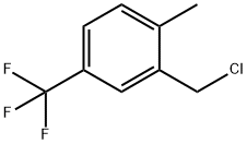 2-METHYL-5-(TRIFLUOROMETHYL)BENZYL CHLORIDE Structure