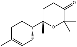 [S-(R*,R*)]-dihydro-2,2,6-trimethyl-6-(4-methyl-3-cyclohexen-1-yl)-2H-pyran-3(4H)-one Structure