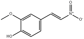 2-메톡시-4-[(E)-2-니트로에테닐]페놀 구조식 이미지