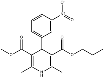 Nitrendipine Propyl Ester 구조식 이미지