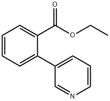 2-PYRIDIN-3-YL-BENZOICACIDETHYL에스테르 구조식 이미지