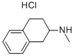 1,2,3,4-Tetrahydro-N-methyl-2-naphthalenamine hydrochloride Structure