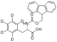 L-PHENYL-D5-ALANINE-N-FMOC 구조식 이미지