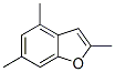 Benzofuran,  2,4,6-trimethyl- Structure