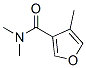 3-푸라마이드,N,N,4-트리메틸-(8CI) 구조식 이미지