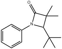 4-tert-Butyl-3,3-dimethyl-1-phenylazetidin-2-one Structure
