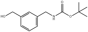 (3-HYDROXYMETHYL-BENZYL)-CARBAMIC ACID TERT-BUTYL ESTER Structure