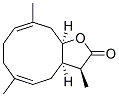 (3S,3aR,5E,9E,11aR)-3a,4,7,8,11,11a-Hexahydro-3,6,10-trimethylcyclodeca[b]furan-2(3H)-one 구조식 이미지