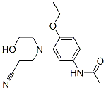 N-[3-[(2-Cyanoethyl)(2-hydroxyethyl)amino]-4-ethoxyphenyl]acetamide Structure