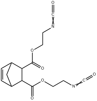 Bis(2-isocyanatoethyl)bicyclo[2.2.1]hept-5-ene-2,3-dicarboxylate Structure