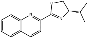 (S)-2-(4,5-Dihydro-4-isopropyl-2-oxazolyl)quinoline Structure