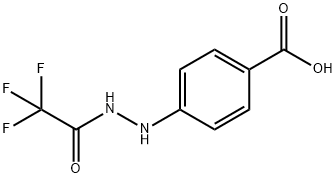 4-[2-(TRIFLUOROACETYL)HYDRAZINO]BENZOIC ACID 구조식 이미지