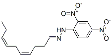 (4Z,7Z)-4,7-Decadienal 2,4-dinitrophenyl hydrazone Structure