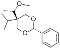 5β-Isopropyl-5α-(1-methoxyethyl)-2β-phenyl-1,3-dioxane Structure