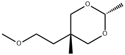 5β-(2-Methoxyethyl)-2β,5α-dimethyl-1,3-dioxane Structure