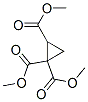 1,1,2-Cyclopropanetricarboxylic acid trimethyl ester Structure