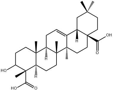 3-Hydroxy-12-oleanene-23,28-dioic acid 구조식 이미지