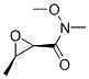 Oxiranecarboxamide, N-methoxy-N,3-dimethyl-, (2R,3R)- (9CI) Structure