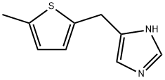 1H-Imidazole,  4-[(5-methyl-2-thienyl)methyl]-  (9CI) 구조식 이미지