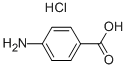 4-AMINOBENZOIC ACID HCL Structure