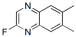 Quinoxaline,  2-fluoro-6,7-dimethyl- Structure