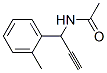 아세트아미드,N-[1-(2-메틸페닐)-2-프로피닐]-(9CI) 구조식 이미지