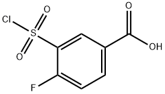 3-CHLOROSULFONYL-4-FLUORO-BENZOIC ACID 구조식 이미지